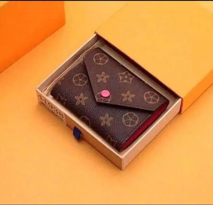 Designer wallets classic 5A quality women credit card holder bags fashion a variety of styles and colors available wholesale short wallet Purse With box60136