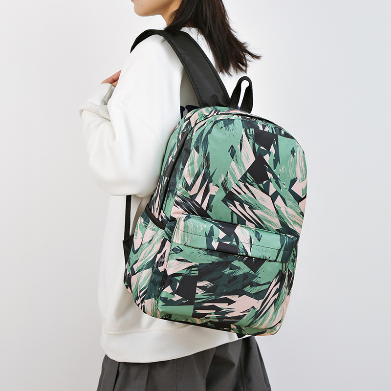 Men Women Leaves Leaf Nature Backpack Teenage Laptop School Bag Jungle Tropical Plant Large Capacity Rucksack R230908