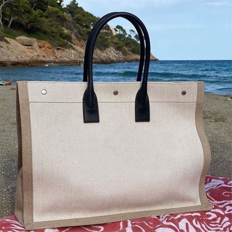 trend Women handbag Rive Gauche Tote shopping bag handbags top linen Large Beach bags Designer travel Crossbody Shoulder satchel Wallet