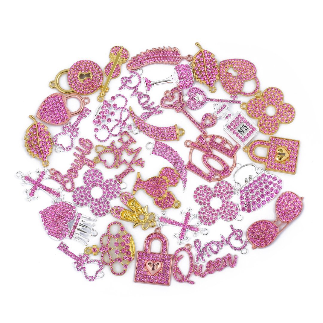 Charms 35pcs Mixed Colorful Delicated Charms picked at random For Women DIY Jewelry Accessories Purse Bowknot Perfume High heel Shoe 230907