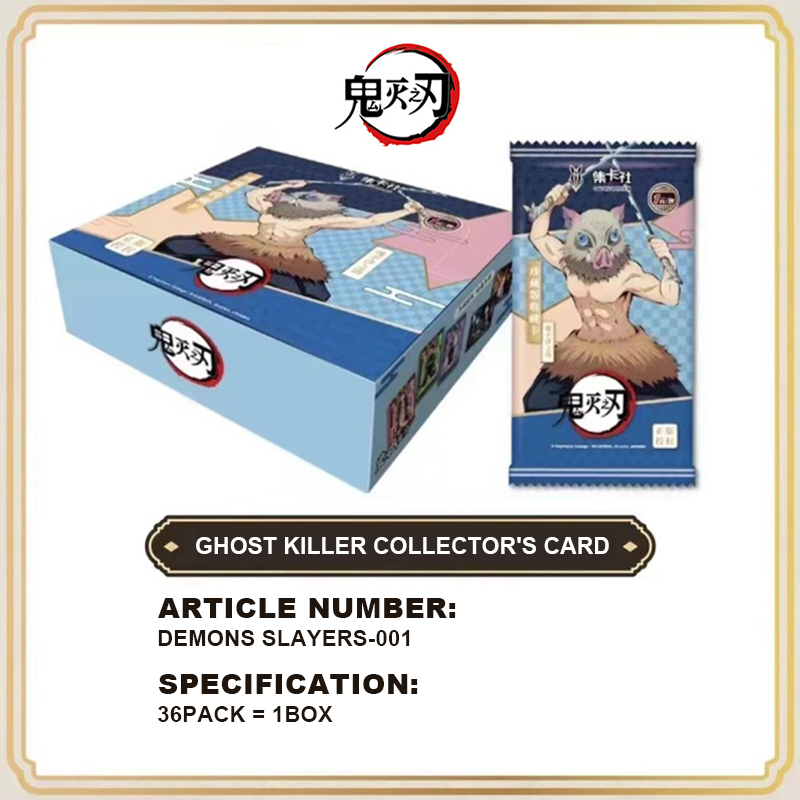2023 Original Demons Slayers Collection Card TCG Game Collector's edition collector card Cards Table Toys For Family Children Christmas Gift R230