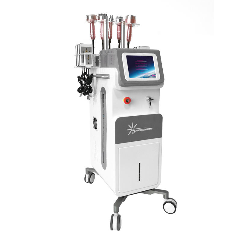 New Selling Weight Loss 6 In 1 Vacuum Cavitation Fat Removal System Cavitation 5D Lipolaser 650Nm Lipolaser Body Slimming Device