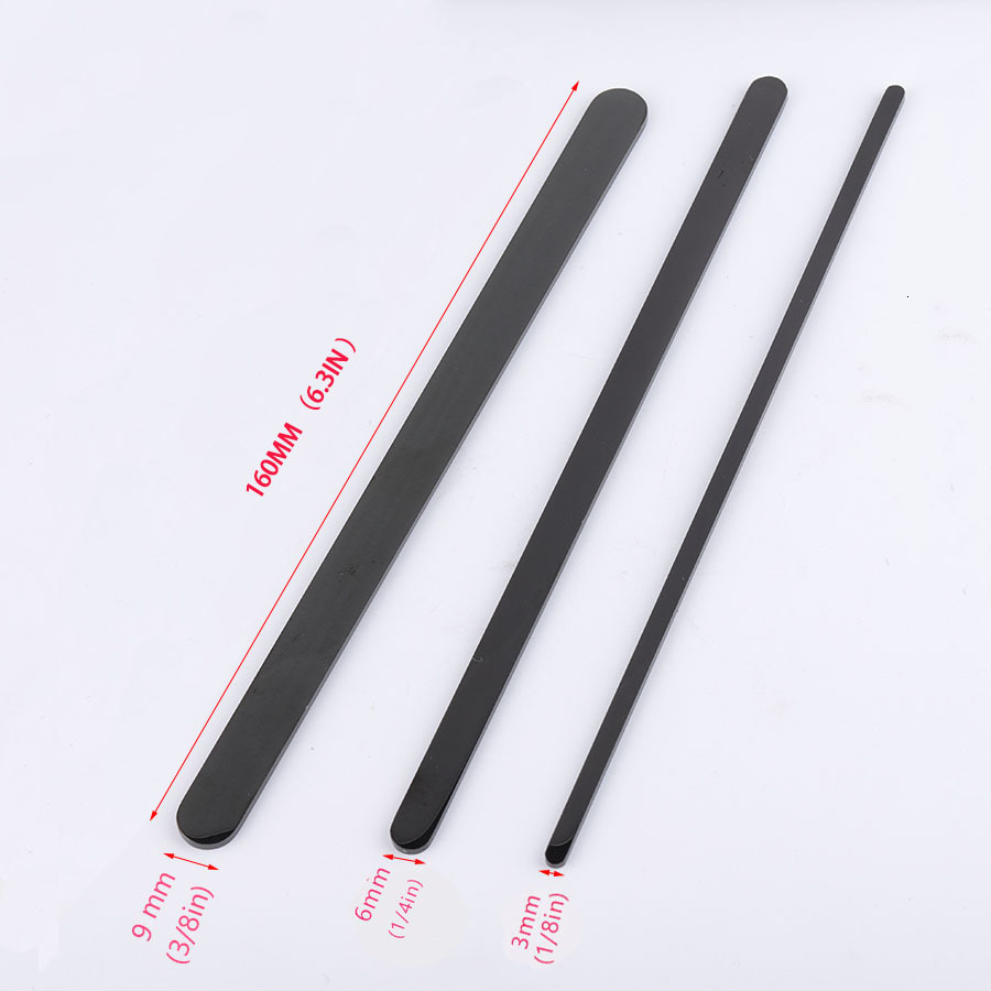 Charms Fnixtar 10Pcs Width 3/6/9mm 160mm Length DIY C Open Cuff Bangle Material Mirror Polishe Stainless Steel Rectangle Blank Strips 230907