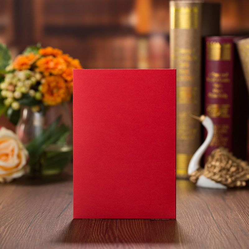 Personalized Wedding Invitations Cards With Hollow Lace Gold Dress Bridal and Groom Laser Cut Party Cards ZZ