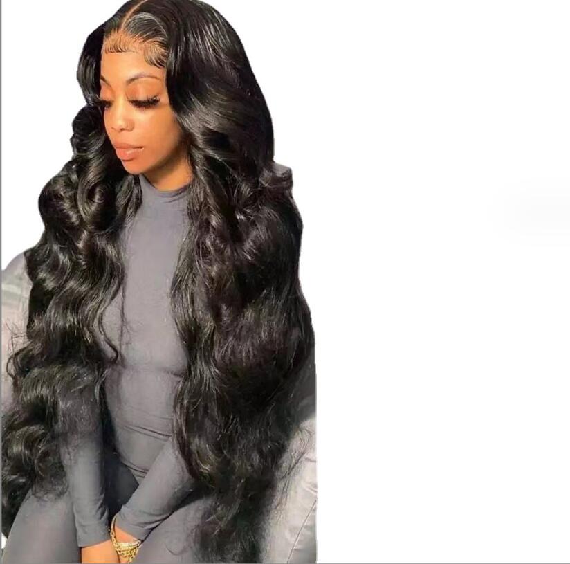 Human Hair Wigs Remy Baby Pre Plucked Body Wave Lace Front Wig 13X4 Hd Transparent Frontal Preplucked Closure Brazilian Drop Deliver Dhna8 Olaple Dhbj