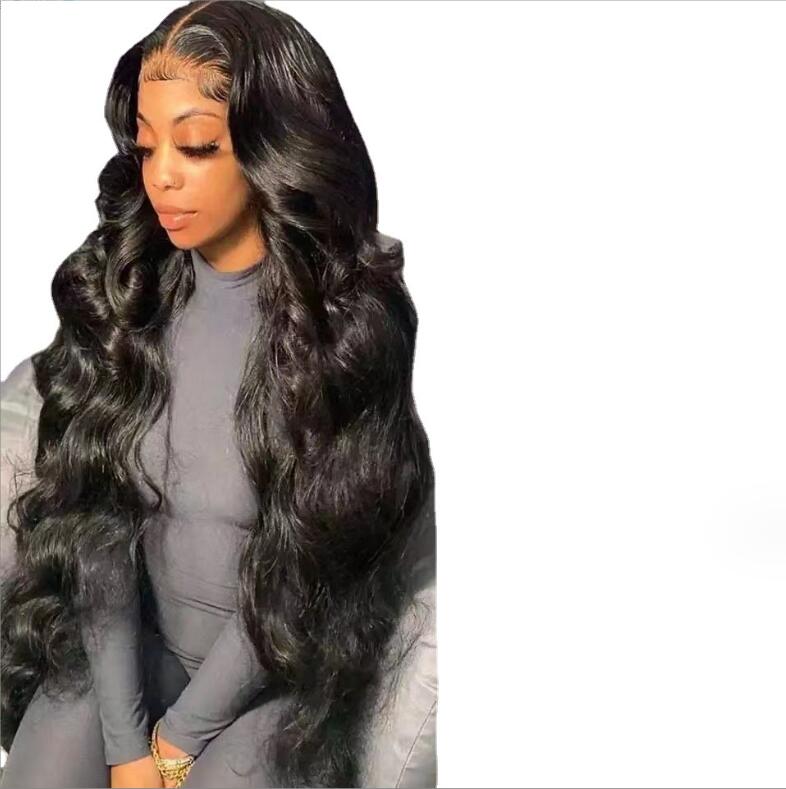 Human Hair Wigs Remy Baby Pre Plucked Body Wave Lace Front Wig 13X4 Hd Transparent Frontal Preplucked Closure Brazilian Drop Deliver Dhna8 Olaple Dhbj