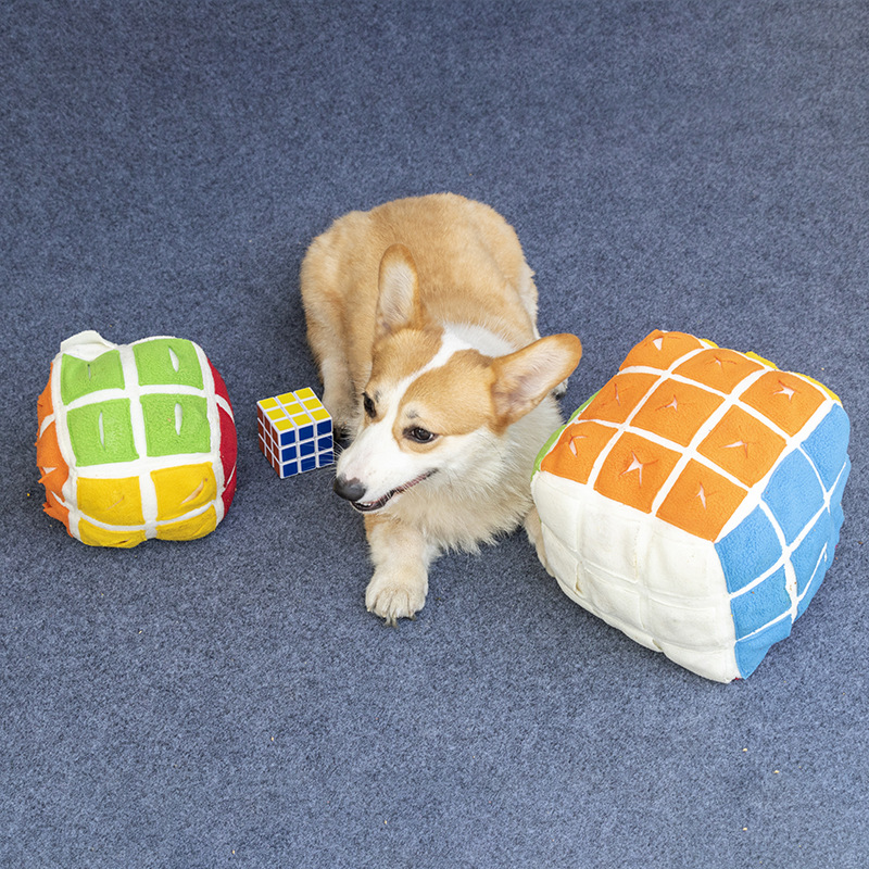 Sniff Pet High Difficulty Rubik's Dog Fengrong Toy Cat Pussy Hidden Food Cube Ball