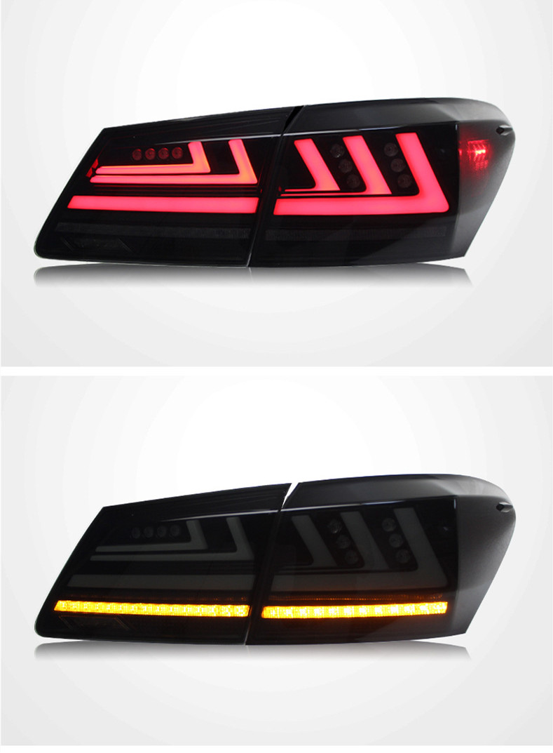 For Lexus ES Taillight Assembly 2006-2012 Upgrade LED Taillights Rear Brake Reversing Highlight Turn Signal Light