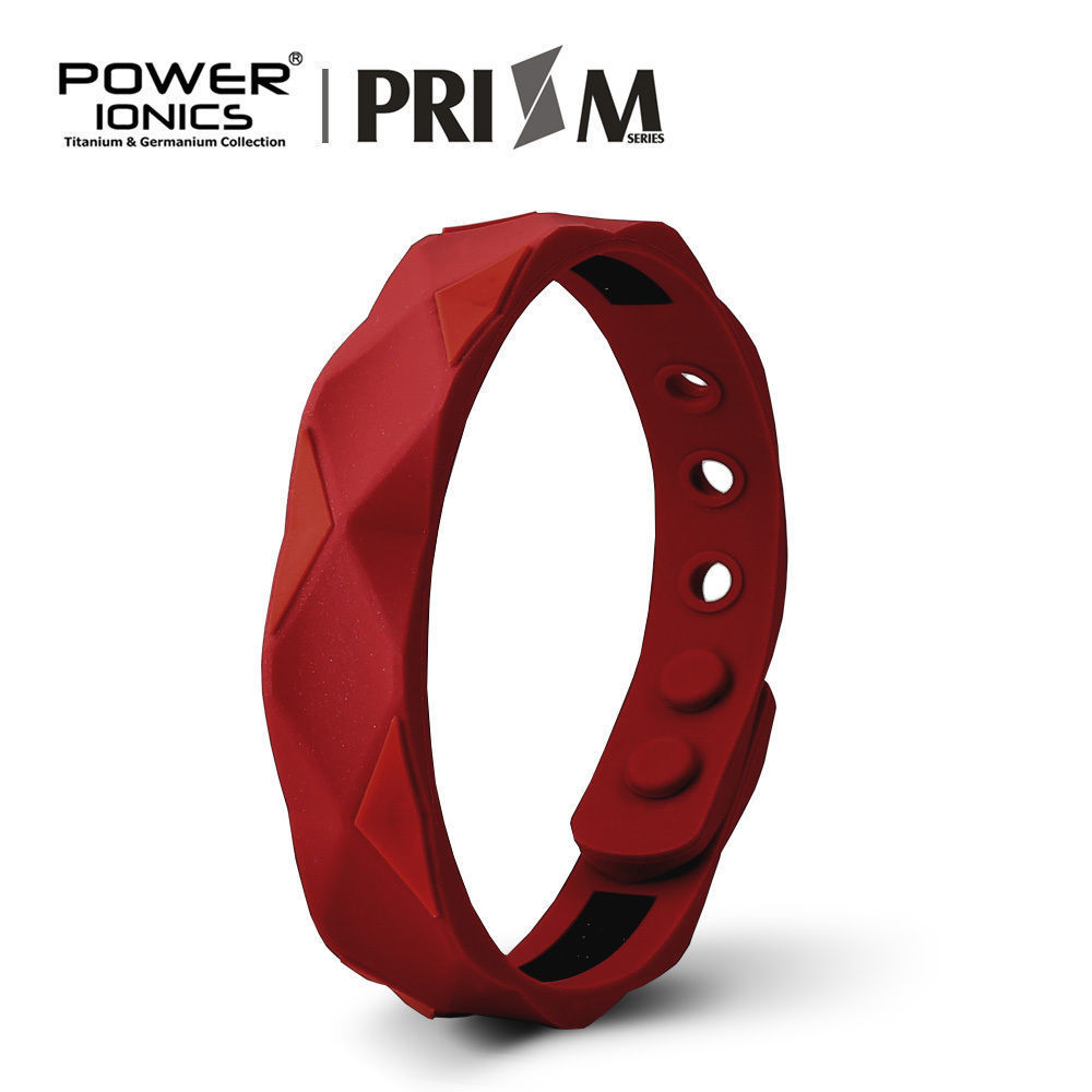 Charm Bracelets Power Ionics Prism 2000 Ions Germanium Silicone Wristband Bracelets For Man Women Balance Energy Balance Human Body 230907