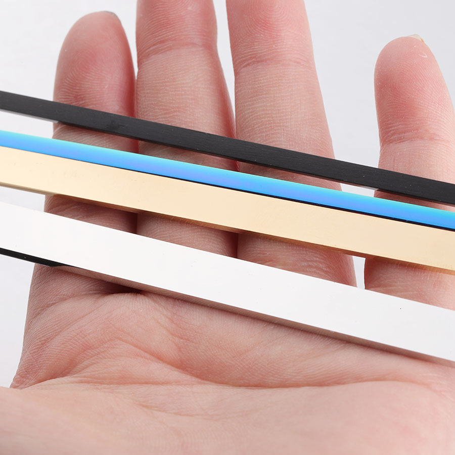 Charms Fnixtar 10Pcs Width 3/6/9mm 160mm Length DIY C Open Cuff Bangle Material Mirror Polishe Stainless Steel Rectangle Blank Strips 230907