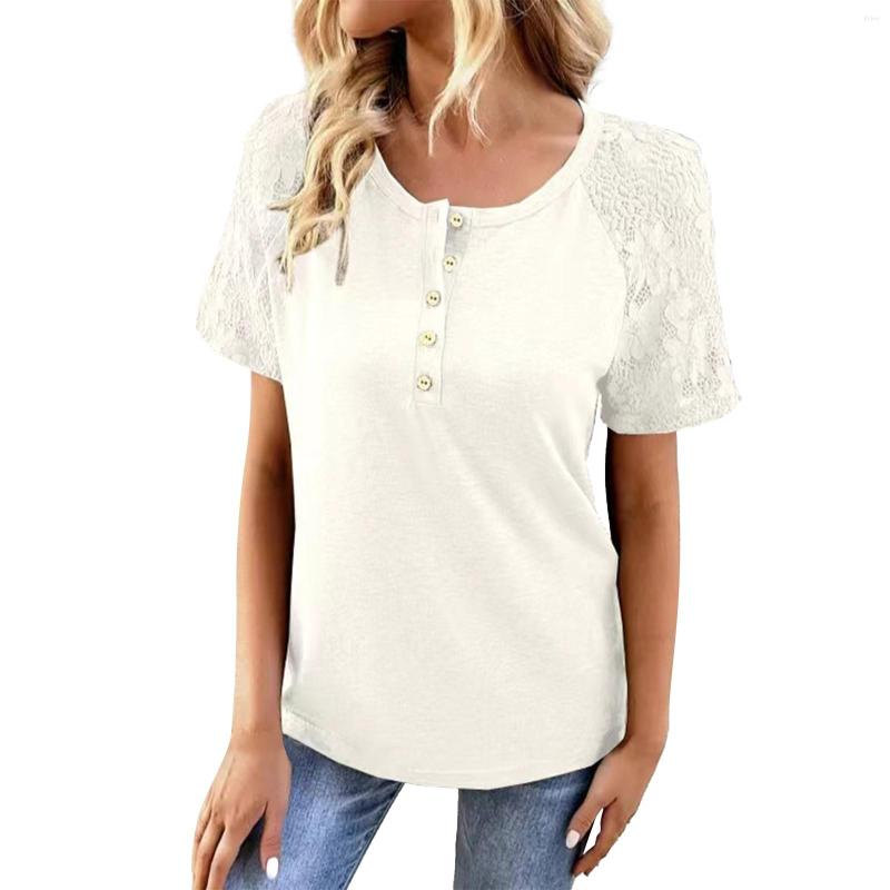 Womens Polos Personality Design Summer Solid Color Fashion Temperament Top