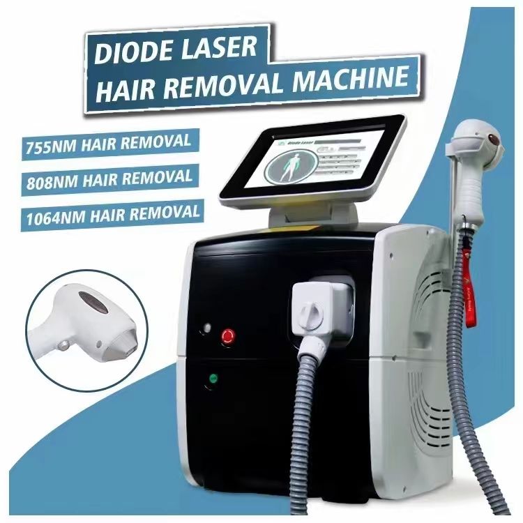 OEM ODM Permanent Hair Remover Alexandrite Laser Hair Removal Machine Diode Laser 755 808 1064 Tria Beauty Hair Remova