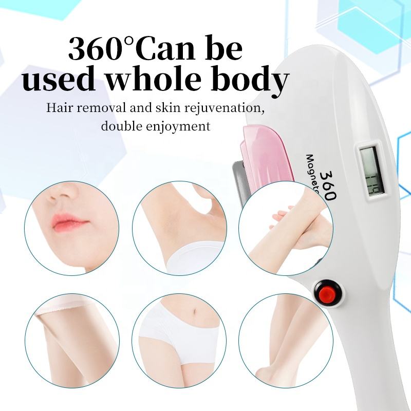 2024 Latest Permanent Hair Removal Depilation Magneto-optic 360 Machine Painless Ice Point Epilator Pigment Remover Vascular Therapy