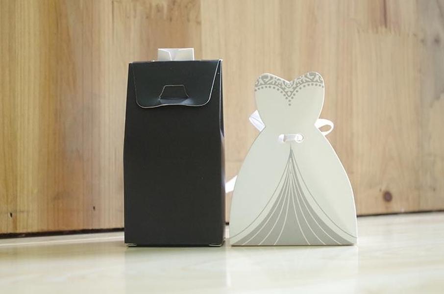 Candy Box Bride Groom Wedding Bridal Favor Gift Boxes Gown Tuxedo 100 pcs 50 pair New361y ZZ