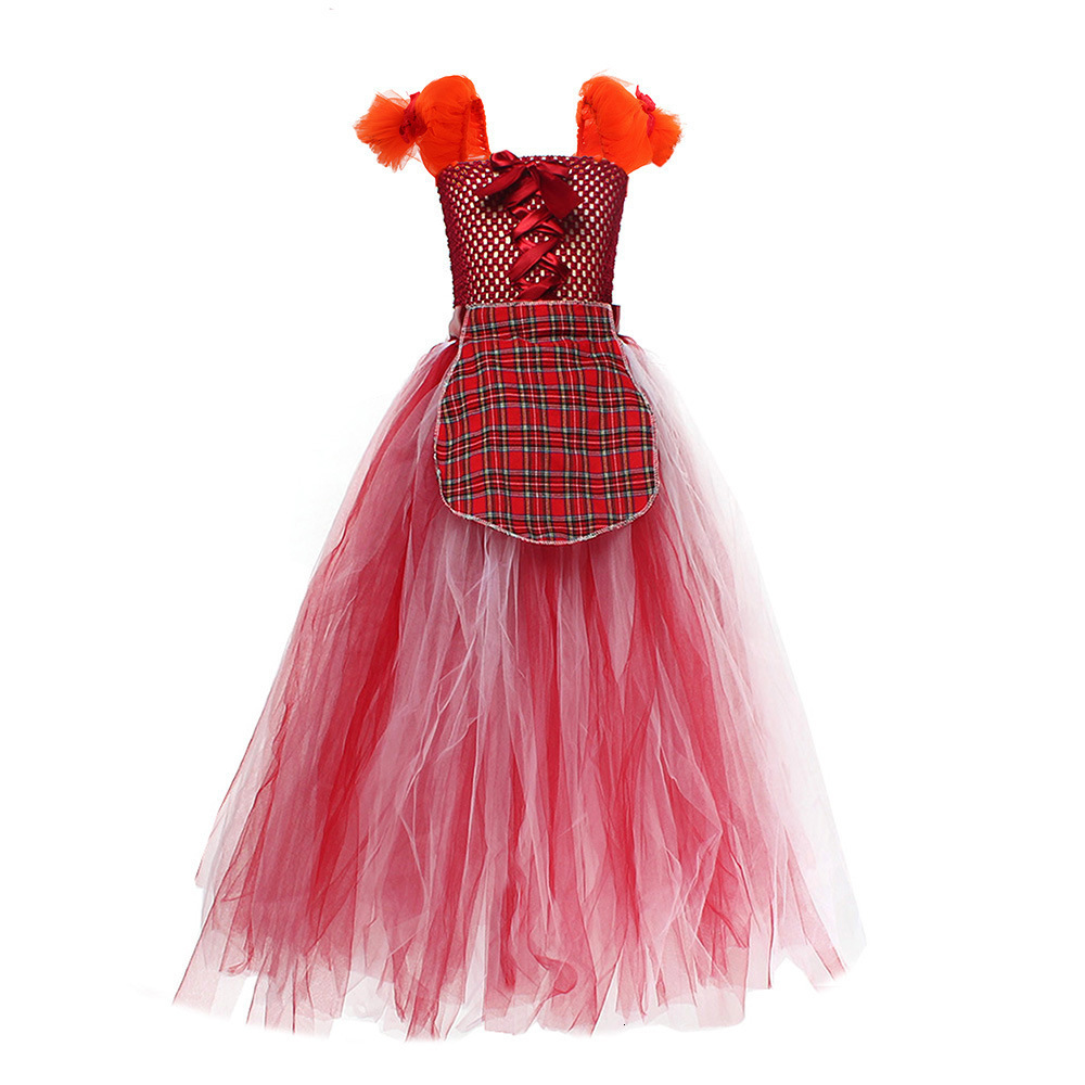 Cosplay Hocus Pocus 2 Halloween Carnival Child Witch Winifred Costume Sarah Mary Sanderson Sisters Dress Up Girl Dress Broom 230908