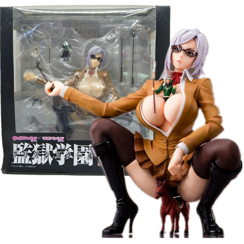 Finger Toys 17cm Japanese Anime Figure Shiraki Meiko Kangoku Gakuen Prison School Shiraki Meiko Sexy Girl Collection Toys Christmas Gifts