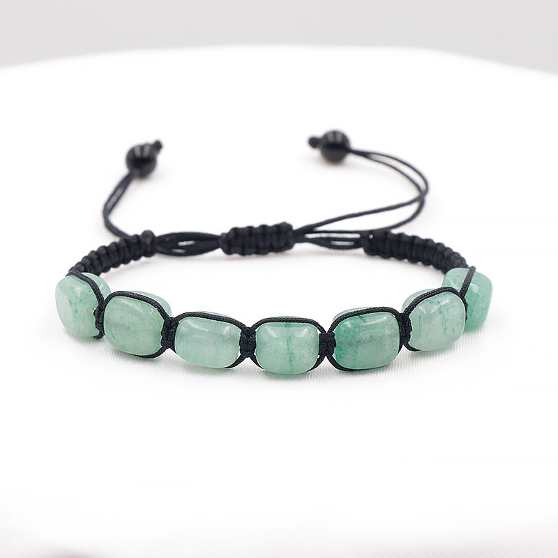 7 Chakra Stone Bracelets Reiki Healing Natural Gemstone Bracelets for Women Girls Yoga Wrist Chain Braided Rope Bracelets