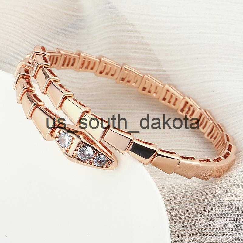 Chain Charm Bracelets Bone Women Open Adjustable For Stainless Steel Men Micro Diamond BraceletsCharm x0909
