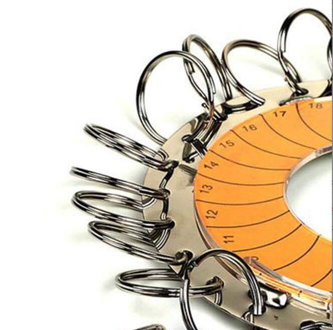 1 Inch Nickel Metal Split Key Rings Keyrings Bulk for Keychain and Art Crafts Office School Supplie 1.5x25mm