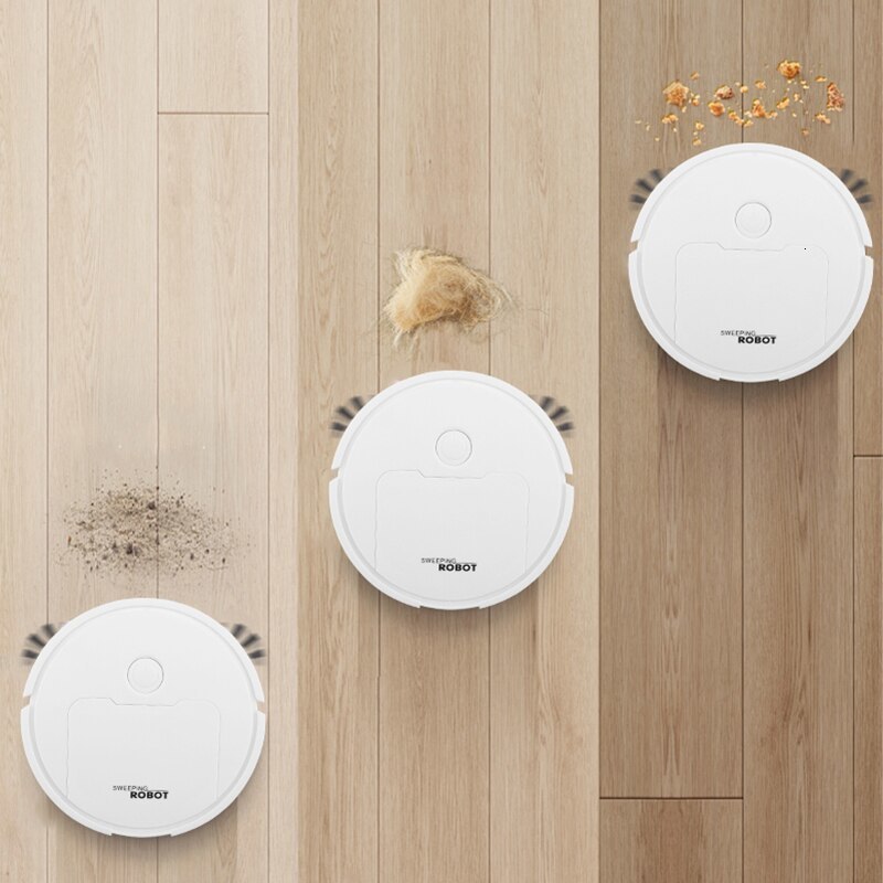Smart Home Control Mini Intelligent Sweeping Robot Household Automatic Charging Dragging Suction Dry Wet Cleaning 230909