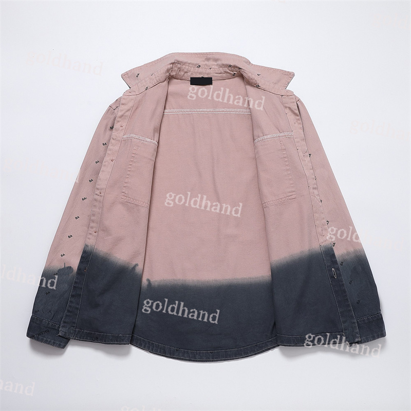 Mans Womans Denim Jacket Desigenr Letter Printed Coats Fashion Paris Street Outerwear Loose Casual Jackets