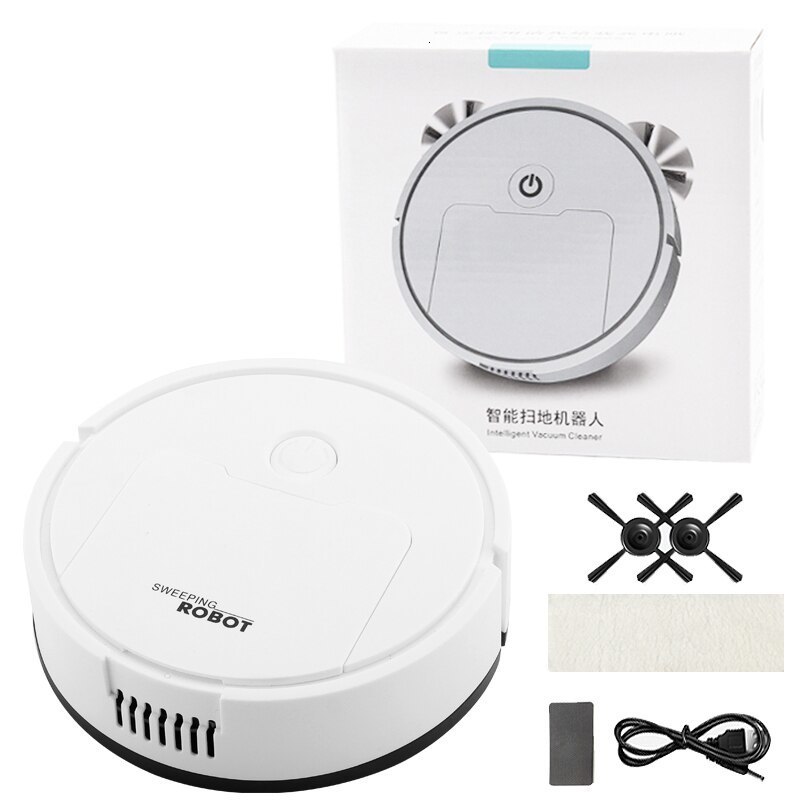 Smart Home Control Mini Intelligent Sweeping Robot Household Automatic Charging Dragging Suction Dry Wet Cleaning 230909
