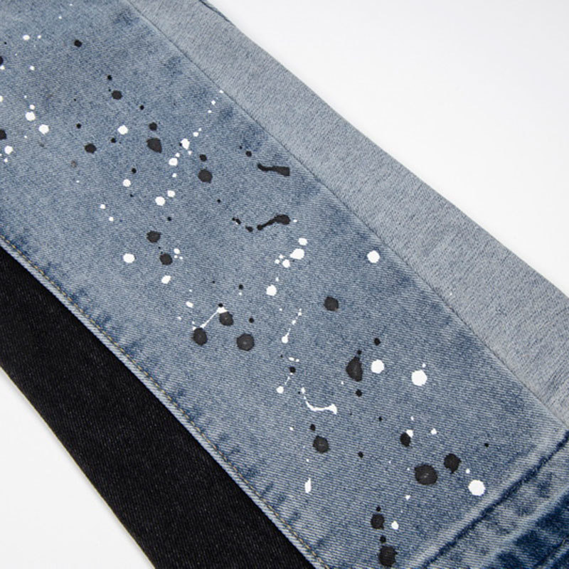 Men's Jeans Streetwear Splash Ink Men Women Patchwork Punk Hip Hop Pants Flared 2023 Spring Destroyed Ripped 230909