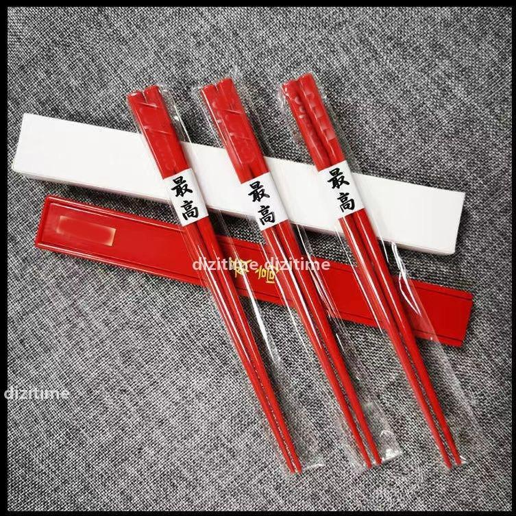 Creative Red Chopsticks With Storage Box Heat Insulation And Anti -Scalding Home El Non -Slip S Chopstick r