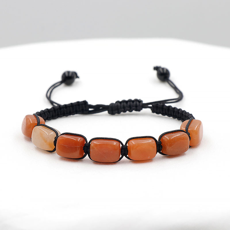 7 Chakra Stone Bracelets Reiki Healing Natural Gemstone Bracelets for Women Girls Yoga Wrist Chain Braided Rope Bracelets
