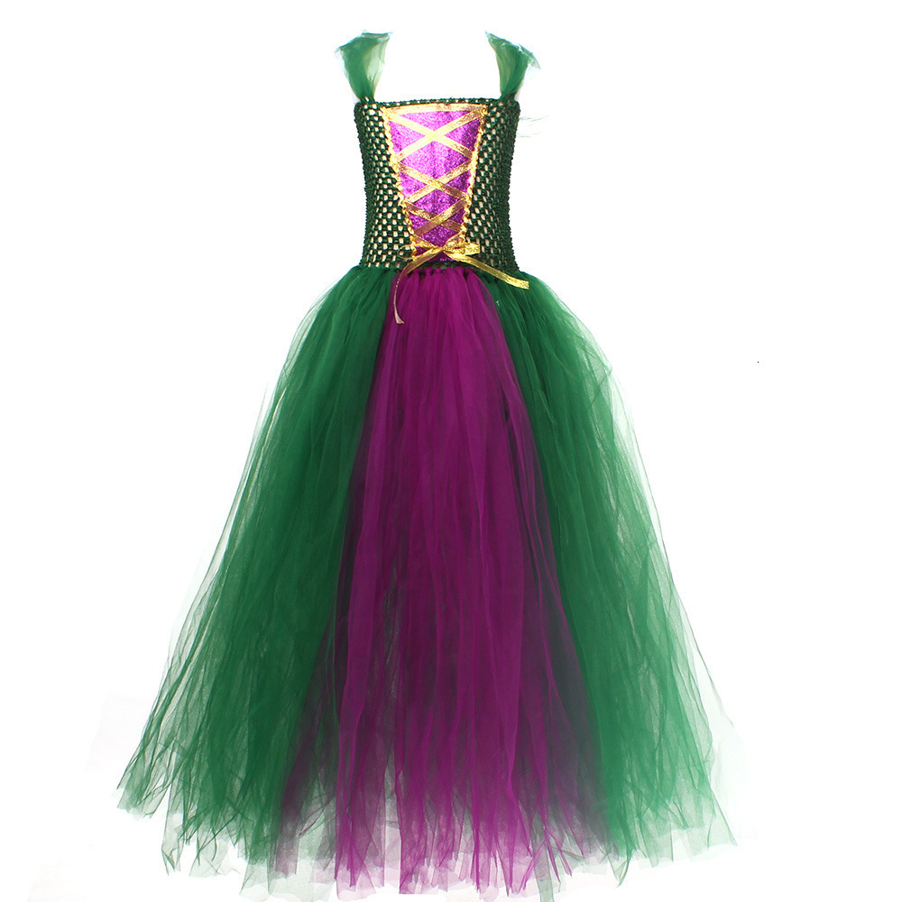 Cosplay Hocus Pocus 2 Halloween Carnival Child Witch Winifred Costume Sarah Mary Sanderson Sisters Dress Up Girl Dress Broom 230908