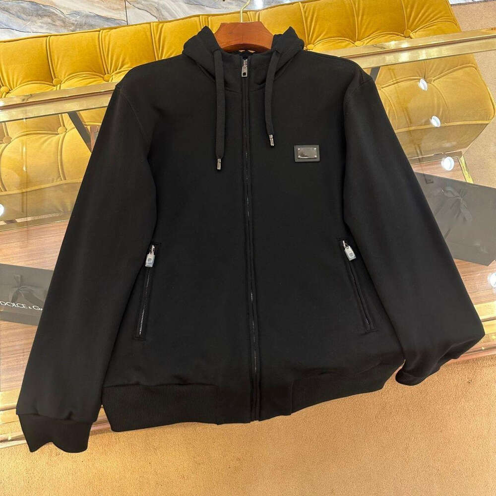 Fashion casual zipper hoodies men women hoodies 23ss designer hoodie metal embroidered jacket mens hooded sweater dolce and gabanna d g dg gabbanaly C6A0