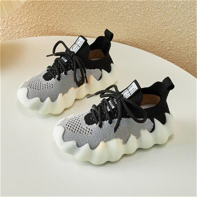 Kids Outdoor Athletic Shoes Lightweight Breathable Children Running Sport Shoe Toddler Baby Sneaker Boy Girl Trainers