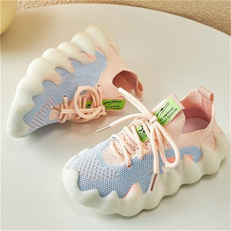 Kids Outdoor Athletic Shoes Lightweight Breathable Children Running Sport Shoe Toddler Baby Sneaker Boy Girl Trainers