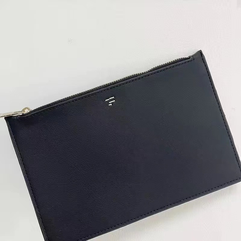 2023 Designer Cosmetic Bag Clutch Purses for Women Summer Beach Bags Envelope Denim Clutch Purse Zipper Tom-Fords Wristlet Wallets With Box 21cm
