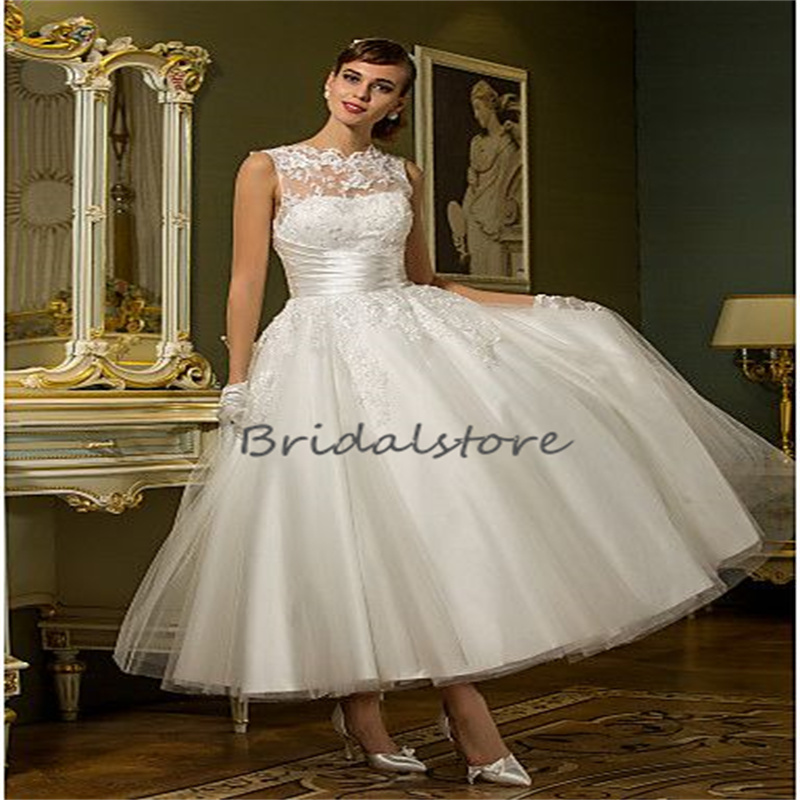 Vintage White Short Wedding Dress With Lace 19th Puffy A Line Lace Bride Dress 2023 Chic Women Hippies Civil Beach Boho Bridal Vestido De Novia Robe D