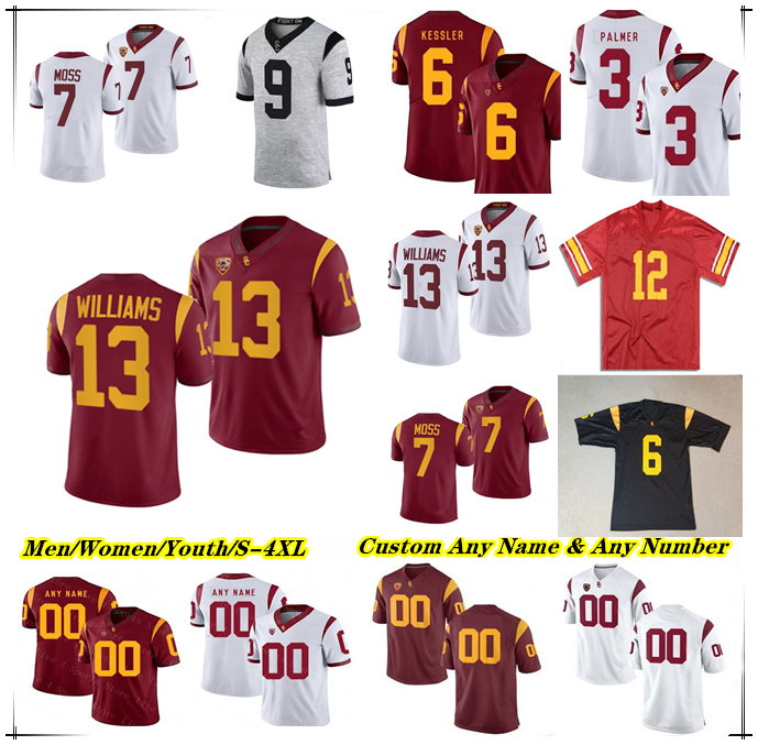 NCAA College USC Trojans Football Jerseys Caleb Williams MarShawn Lloyd Quinten Joyner Austin Jones Tahj Washington Duce Robinson Solomon Byrd Reggie Bush Smith