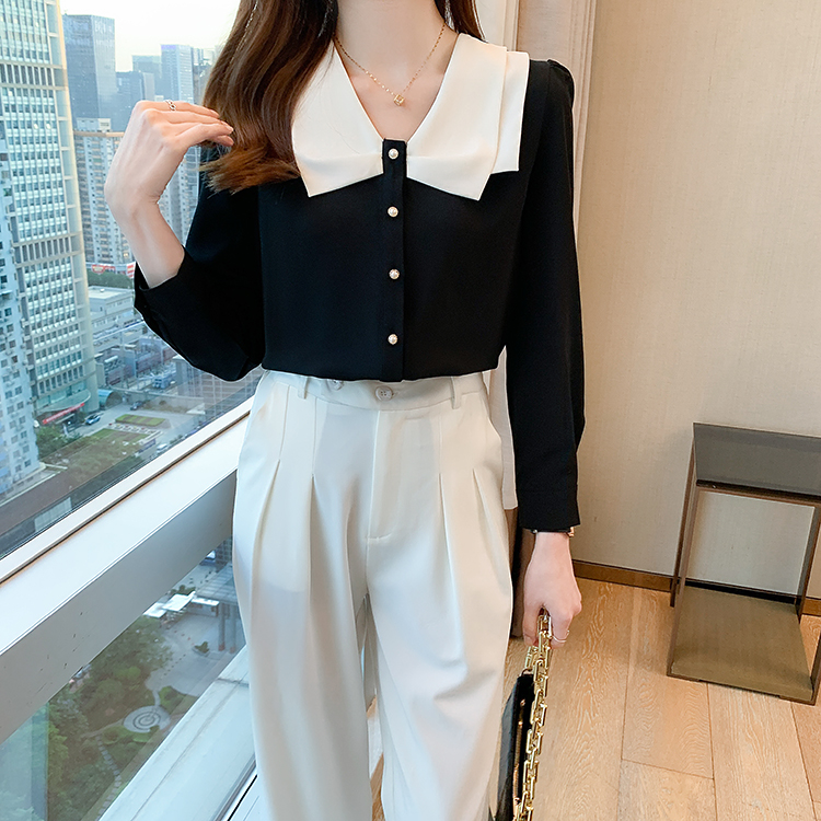 Women's Blouses Shirts Simple Autumn Elegant Single-Breasted Blouses Womens New Korean Loose Casual Vintage Shirts OL Office Wear Work Tops 2024