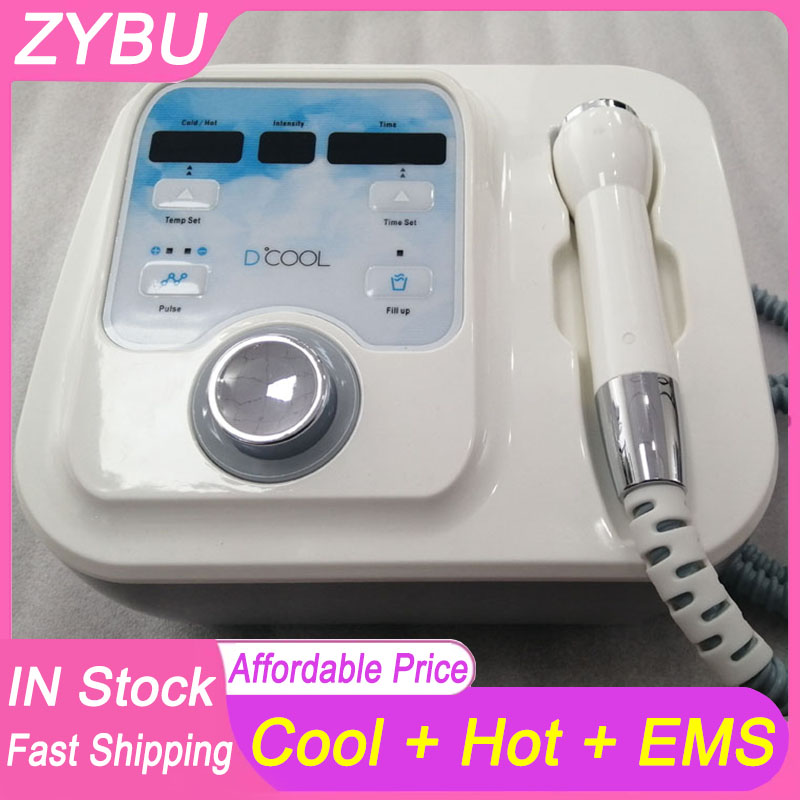 Salon Spa Dcool Skin Cool Cryo Therapy Facial Machine EMS Beauty Care Skin Rejuvenation Electroporation Anti Puffiness Aging Wrinkle RF Hot Cool Devic