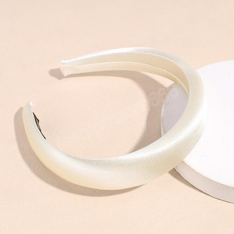 New Fashion Headband For Women Top Quality Solid Color Hairband Soft Sponge Turban Autumn Hair Accessories