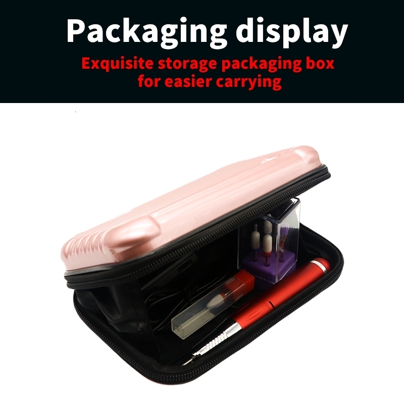 Nail Manicure Set 35000RPM Electric Machine USB Drill For Acrylic Gel Polish Professional Efile Milling Files Salon Tool 230909