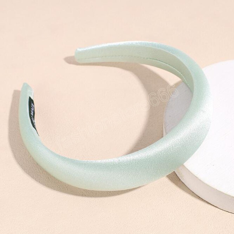 New Fashion Headband For Women Top Quality Solid Color Hairband Soft Sponge Turban Autumn Hair Accessories