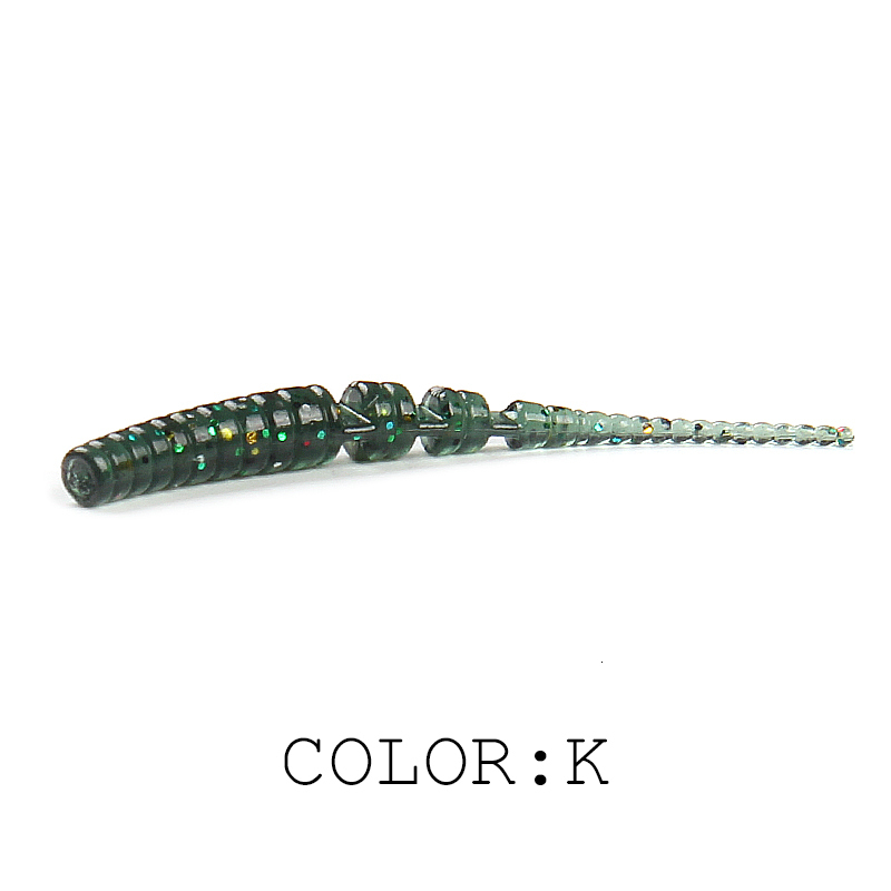 Baits Lures Supercontinent Fishing Soft Worm Ice Bait Polaris Sinking Lure Pesca Tackle 230911