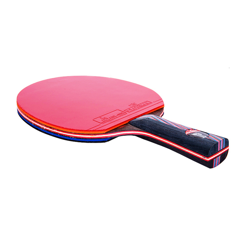 Table Tennis Raquets High quality carbon bat table tennis racket with rubber pingpong paddle short handle rackt long offensive 230911