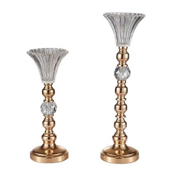 Top grade Crystal wedding centerpiece Table centerpiece Flower Stand pillars 75cm tall 15cm diameter Wedding decoration party decor ZZ