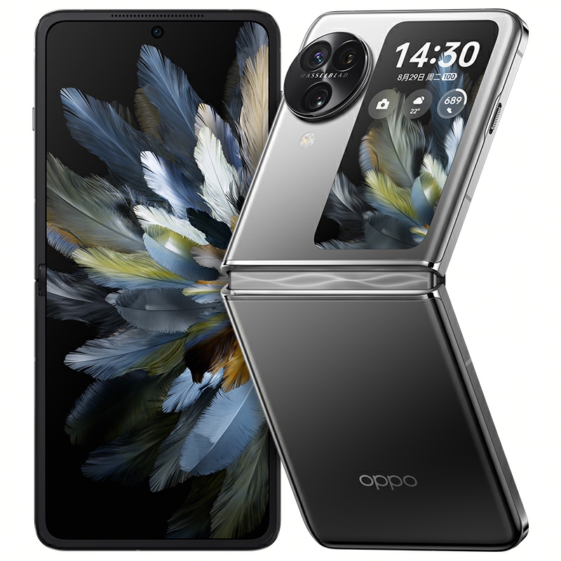 Original Oppo Find N3 Flip Foldable 5G Mobile Phone Smart 12GB RAM 512GB ROM Dimensity 9200 Android 6.8" 120Hz Folded Dual Screen 50.0MP NFC Face
