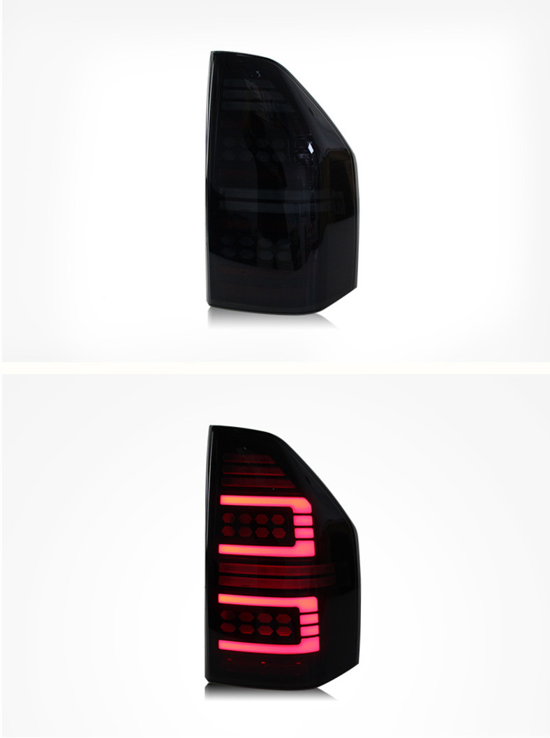 Car Taillight For Mitsubishi Pajero V73 Tail Light Assembly V77 Modified LED Turn Driving Light Rear Brake Reverse Light