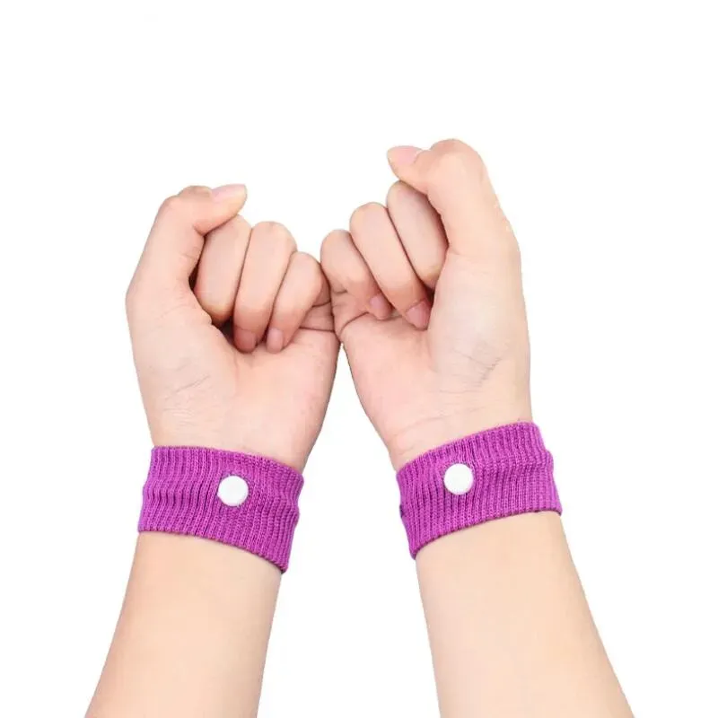 Anti Nausea Wrist Support Sports Cuffs Safety Wristbands Carsickness Seasick Anti Motion Sickness Motion Sick Wrist Bands ZZ