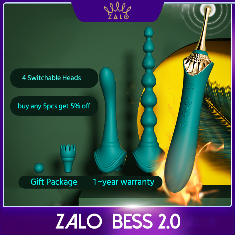 Adult Toys ZALO BESS 2 0 G spot vibrator soft silicone clitoral stimulation usb Double motor Retro massager adult sex toys for women 230911