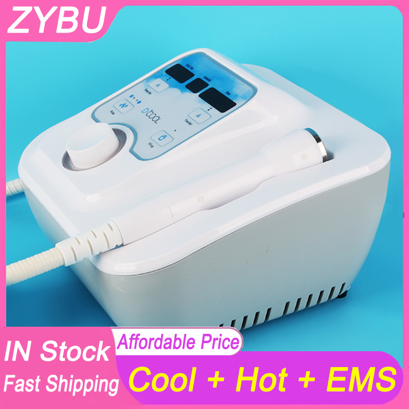 Mini D Cool Electroporation Cryo Skin Cooling Device Facial Machine EMS Skin Rejuvenation Face Lifting Cryotherapy No Needle Therapy Anti Puffiness Ag