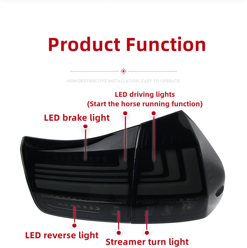 Car Lights For Lexus RX300 2004-2009 RX350 Upgrade LED Taillight Assembly LED Driving Lights Streamer Turn Signal